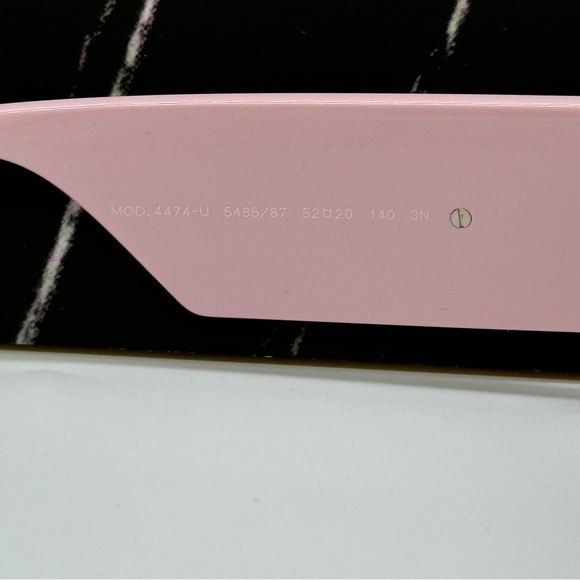 NEW VERSACE VE4474U 5485/87 PINK SQUARE WOMEN SUNGLASSES VERSACE VE4474U 548587 - Picture 10 of 12